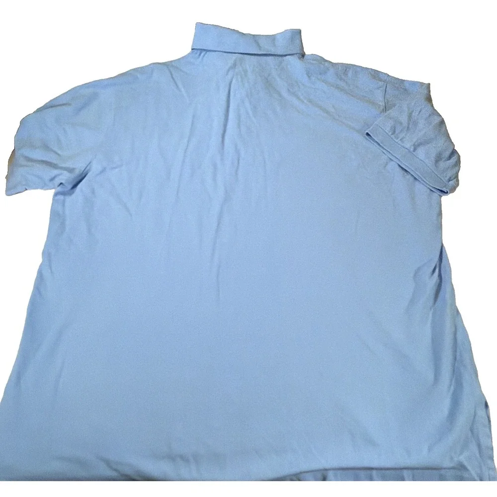 Polo Ralph Lauren Mens 2XB Blue Polo Shirt 100% Cotton Big Tall Classic Fit Pony